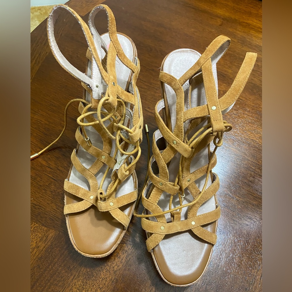 Joie Larissa Suede Platform Sandals